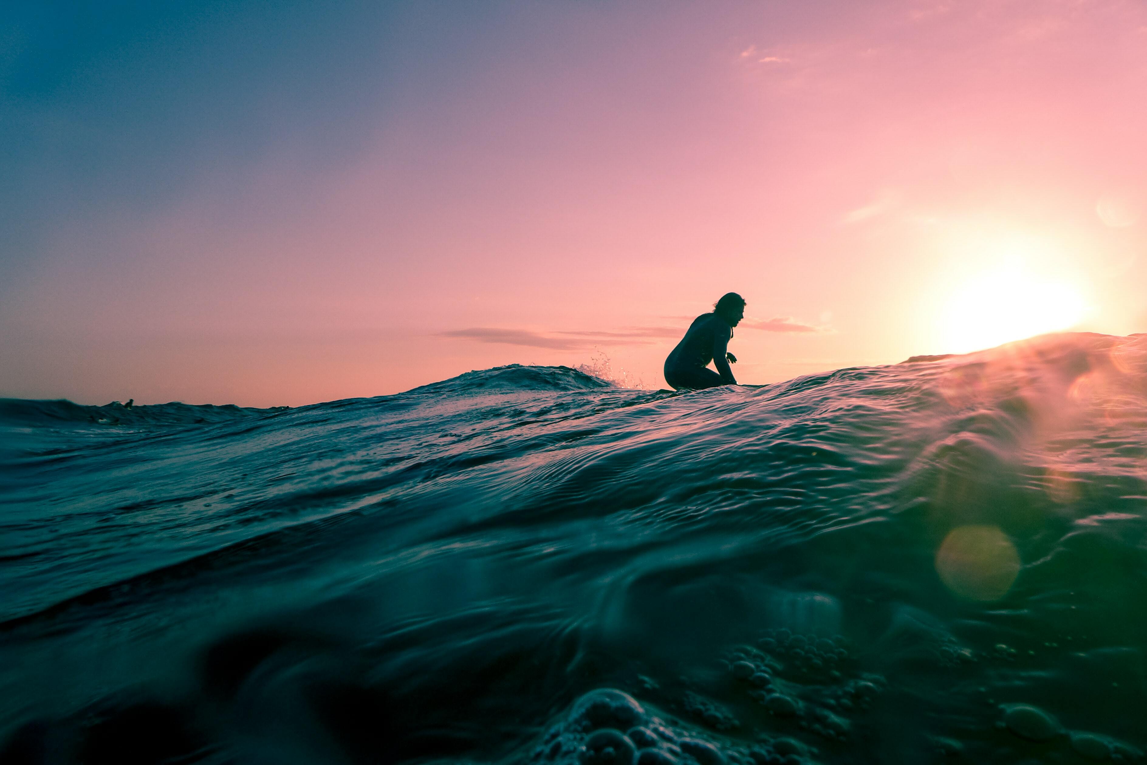 Surfer auf Welle: Usability bei Datenflut